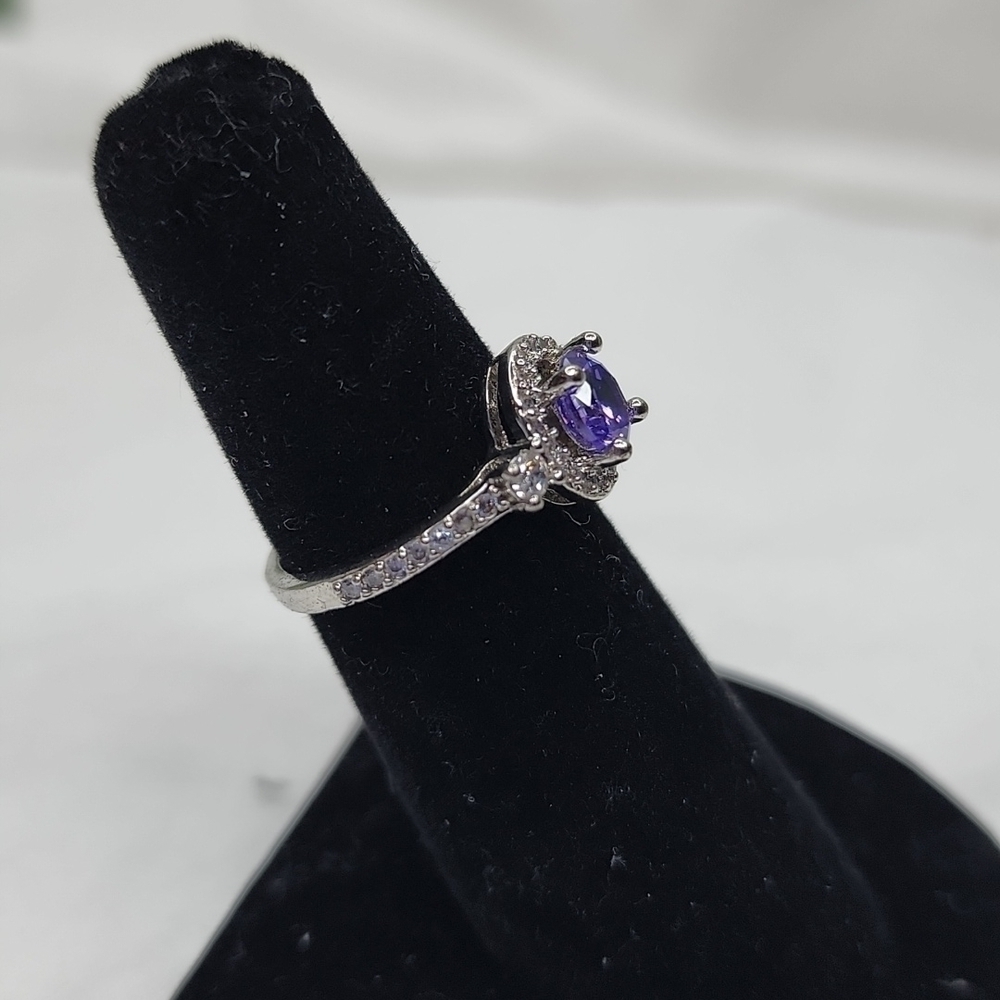 LAB CREATED ALEXANDRITE RING - Picture 5 of 10